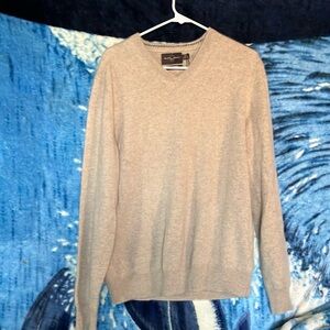 BLACK BROWN 1826 CASHMERE SWEATER